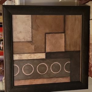 Abstract Print framed